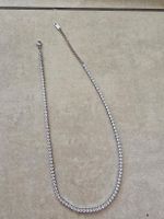 Diamant Tennis Halskette mit Zirkonia