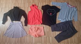 Kleiderpaket: Shirts, Jupe, Hosen, Pulli - Gr. 36/38