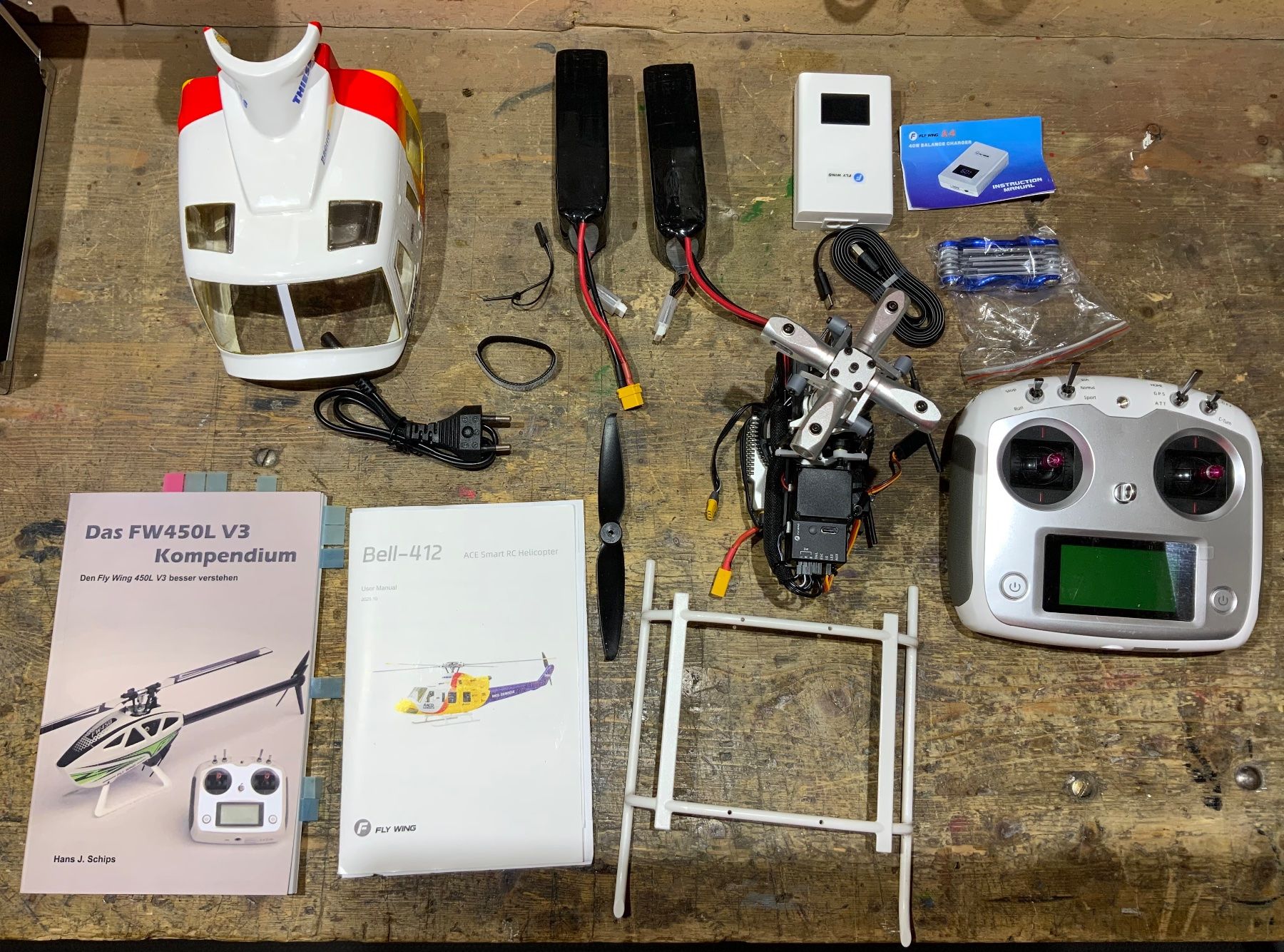Modellismo RC: FLY WING BELL 412 ERSATZTEILE – Nuovo (secondo la descrizione) da Ennenda venduto da Puddel 1