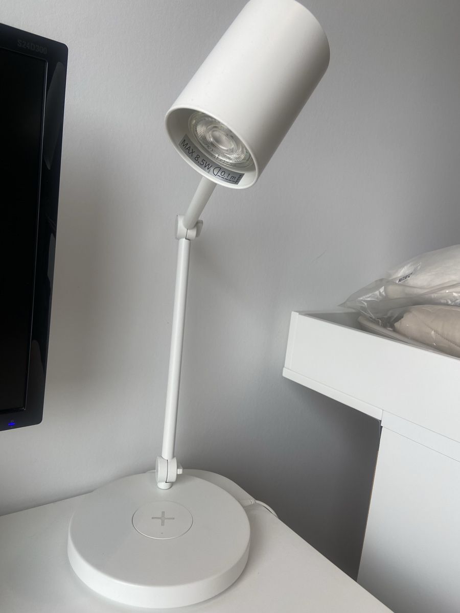 Ikea Lampade: IKEA Nymane Tischleuchte weiss – Usato da Zürich venduto da tarosa99
