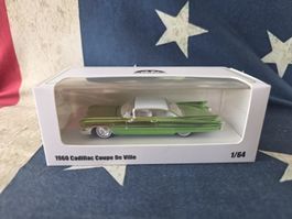 60'Cadillac Coupe Deville 1:64 Green Metallic 