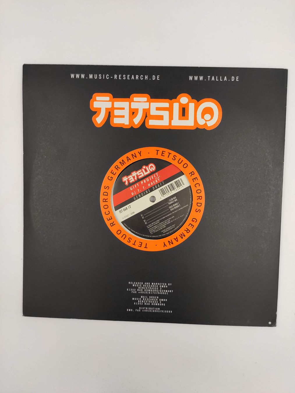 Dischi in vinile: Techno  Vinyl Gift Project feat DJ T.T. Hacky Genuine Draft – Usato da Kreuzlingen venduto da Tewes 1