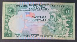 1 TALA / SAMOA ND (1980) (BANKFRISCH)