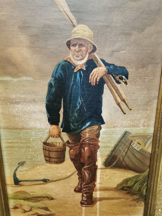 JULES GUSTAVE BESSON (1869?)HUILE SUR TOILE SIGNÉE Kaufen auf Ricardo