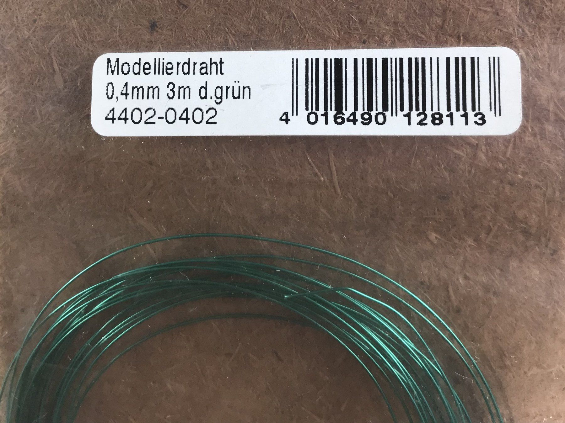 Kit bricolage: LOT MODELLIERDRAHT GRÜN ORIGINALVERPACKT – Nuovo e nell'imballaggio originale da Ostermundigen venduto da Heavenmaus75 1