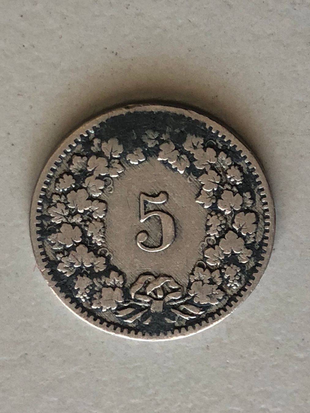 Tutti le monete: 5 Rp. 1891 – Usato da Schötz venduto da Odpa 1