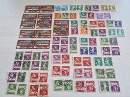 Ansammlung Zusammen / Kehrdrucke gestempelt, ab 1.-