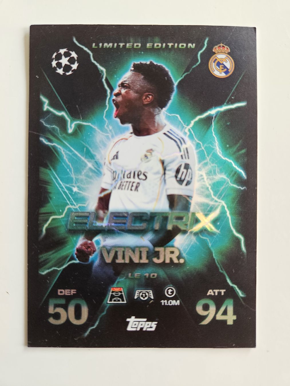 Topps Sammelbilder & Trading cards: Vinicius Jr. Electrix Limited Edition – Neu (gemäss Beschreibung) aus Olten von Dacaya
