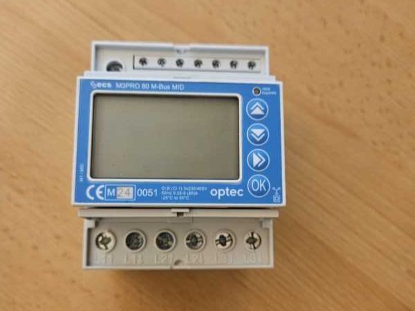 Misurare: M3PRO Basic MID 80A M-Bus Energiezähler – Usato da Wettingen venduto da Bakana