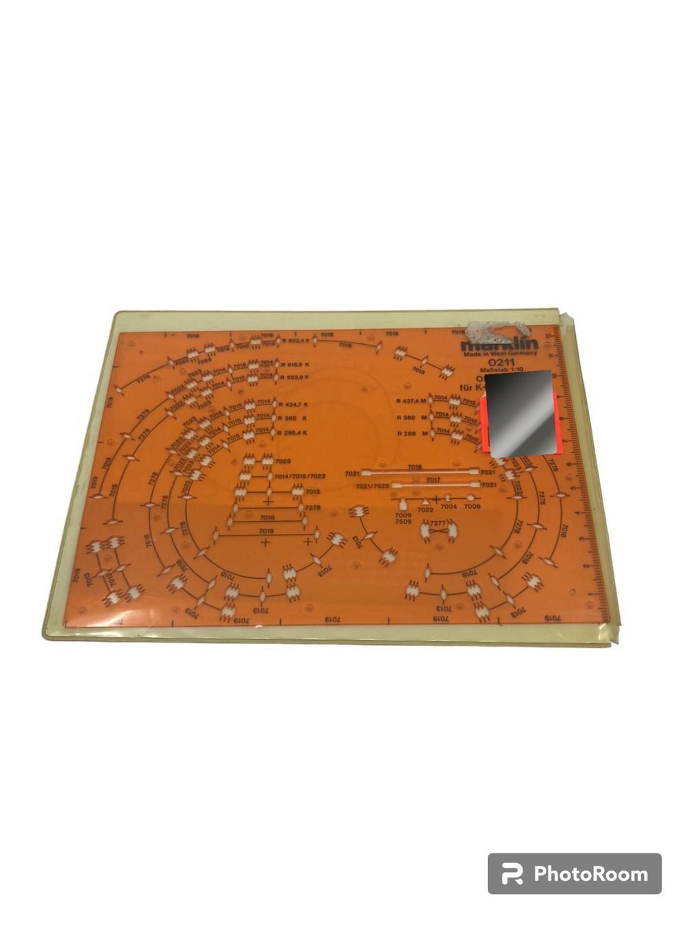 Märklin Modellini di ferrovie: Märklin Oberleitungsschablone K+M Gleis – Nuovo e nell'imballaggio originale da Rorschach venduto da zubispielwaren