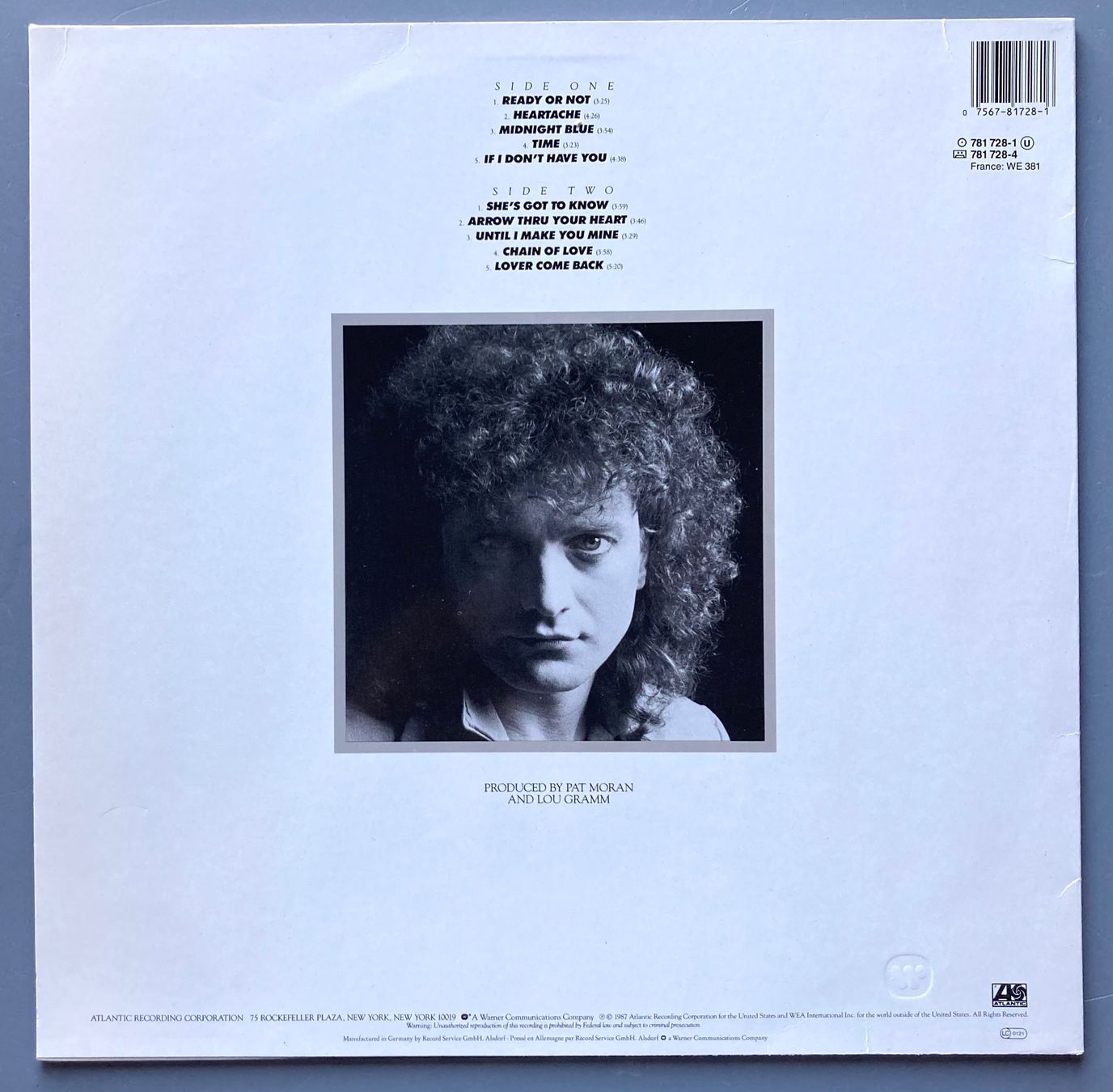 Schallplatten: FOREIGNER / LOU GRAMM - READY OR NOT – Gebraucht aus Poliez-Pittet von Newtown-Records 1