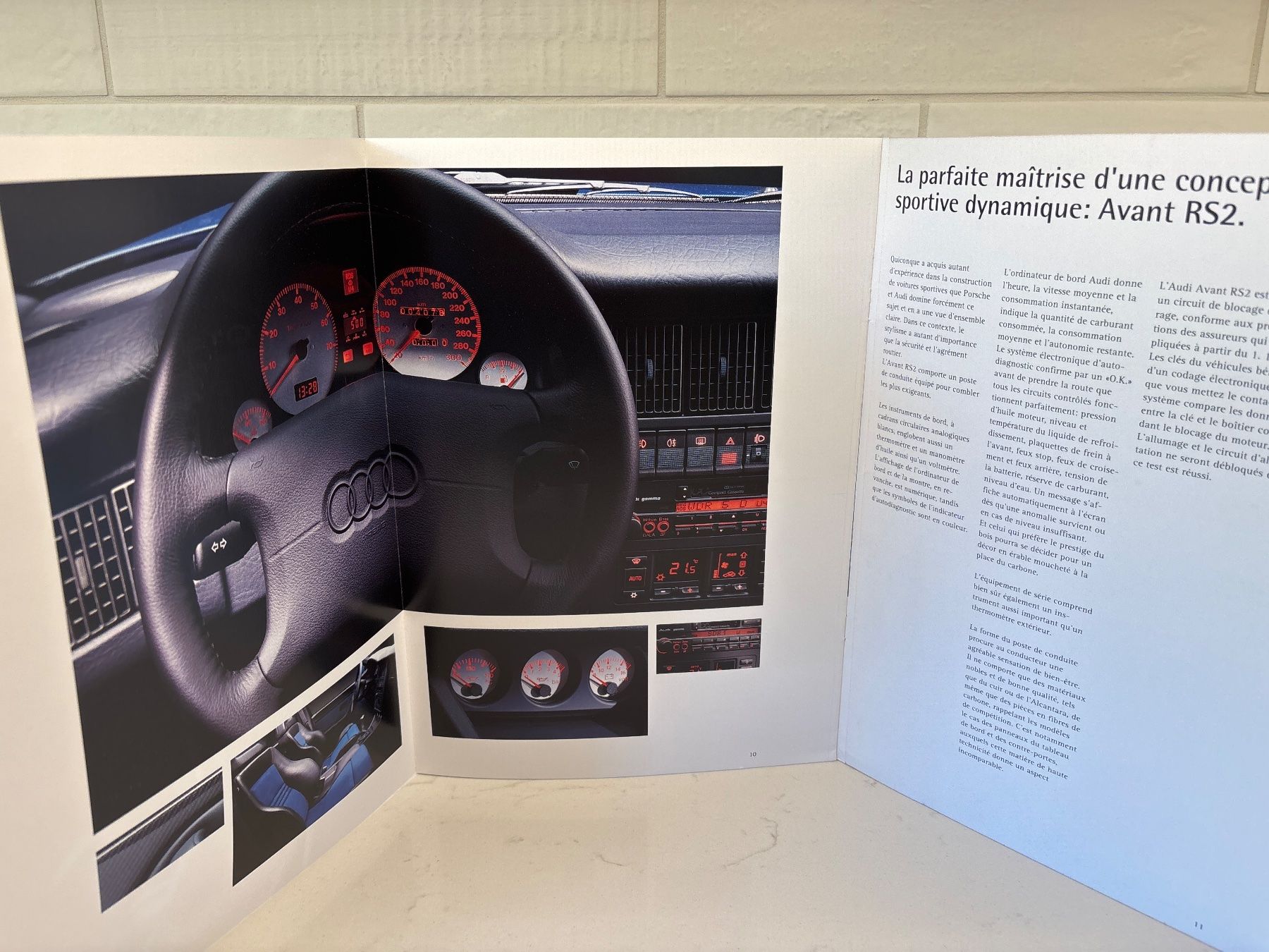 Audi Dokumente: Brochure originale Audi Rs 2 Français rare – Gebraucht aus Gollion von Hampton 2