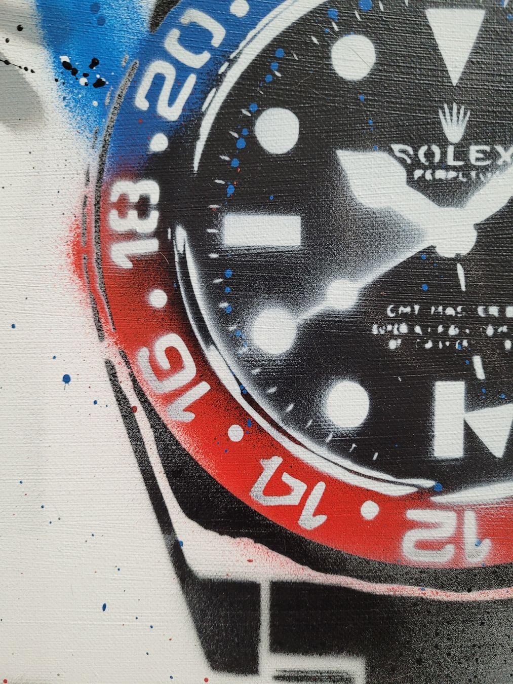 Dipinti: Pepsi Rolex gesprayt auf Leinwand – Nuovo e nell'imballaggio originale da Birmenstorf AG venduto da summersurf 1