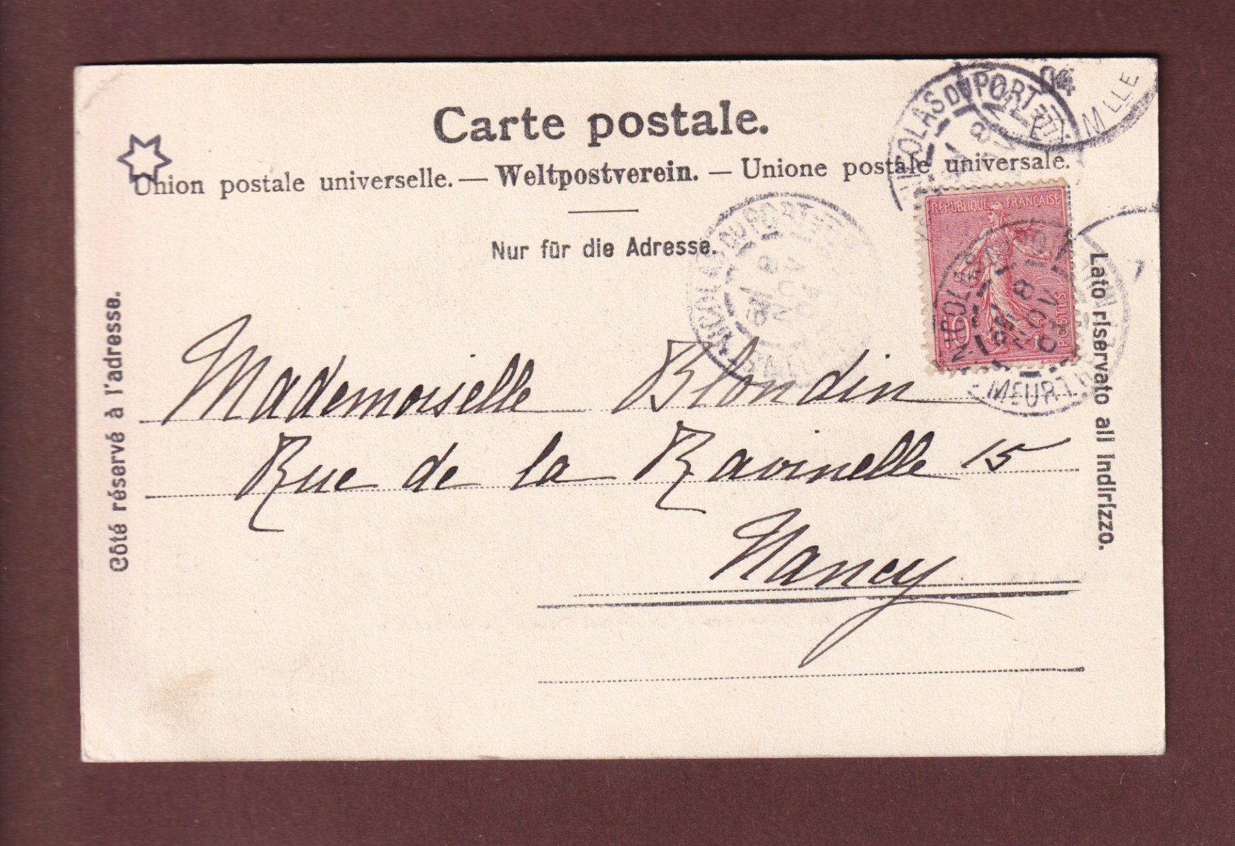 Ansichtskarten: LAUSANNE - Flon et Grand Pont - 1904 – Gebraucht aus Pully von nicecards-shop 1