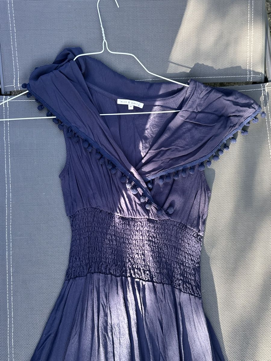 Mint & Berry Vestiti: Mint & Berry Sommerkleid - Grösse 36, Dunkelblau – Usato da Lenzburg venduto da selabella