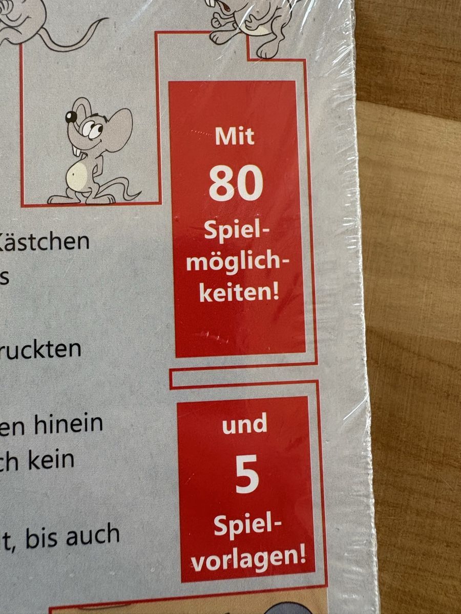 Giochi: Spiel Block Käsekästchen – Nuovo e nell'imballaggio originale da Rümlang venduto da SchumBru10 3