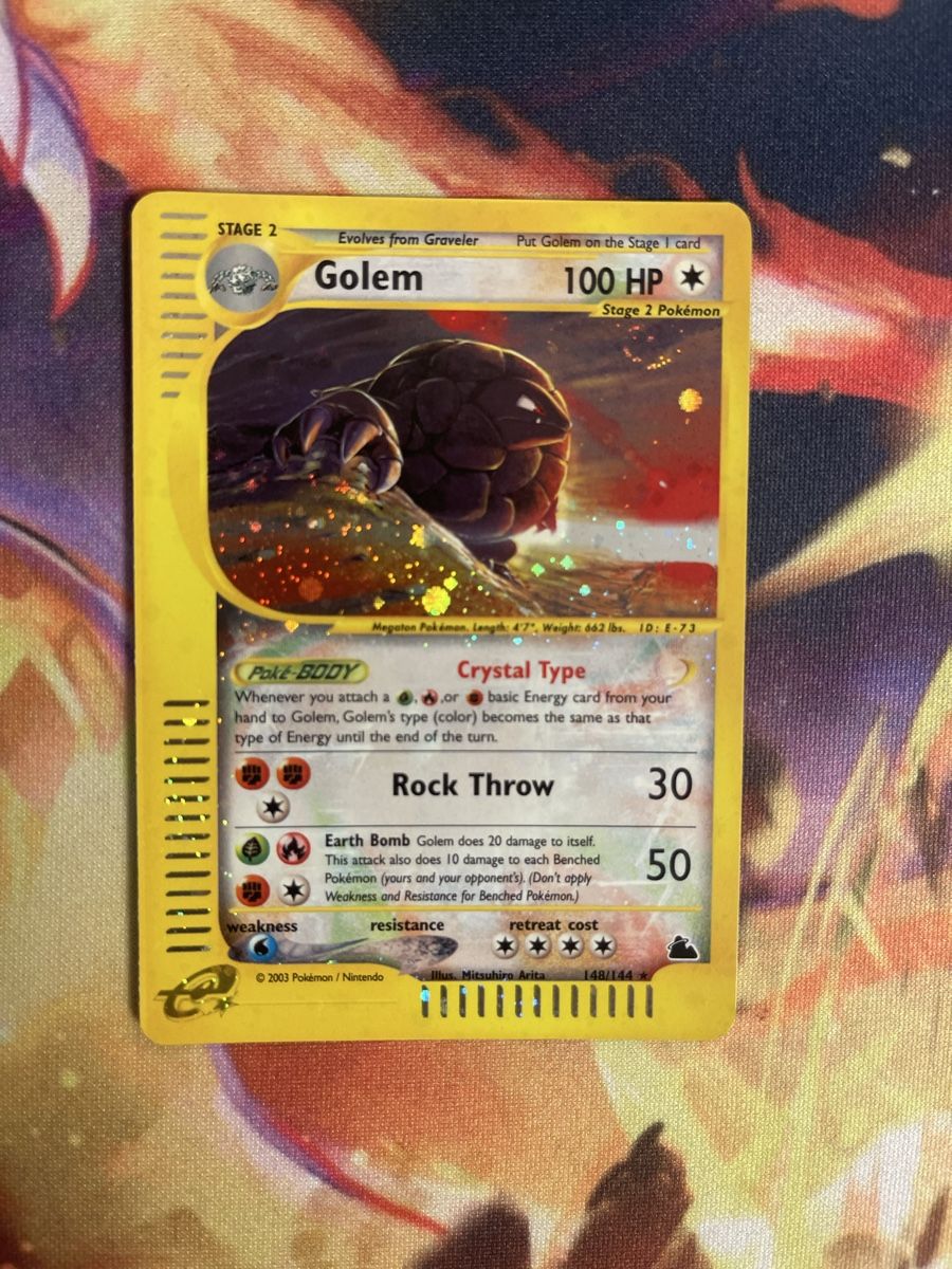 Pokémon Carte collezionabili: Pokemon Golem Skyridge Holo – Usato da Breitenbach venduto da KithusPokeKingdom