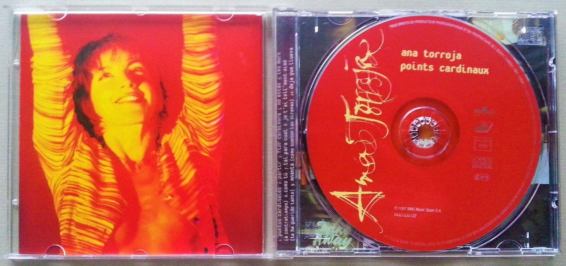 CDs: CD Ana Torroja - points cardinaux, 1997 – D'occasion à Oberriet SG par Manick 2