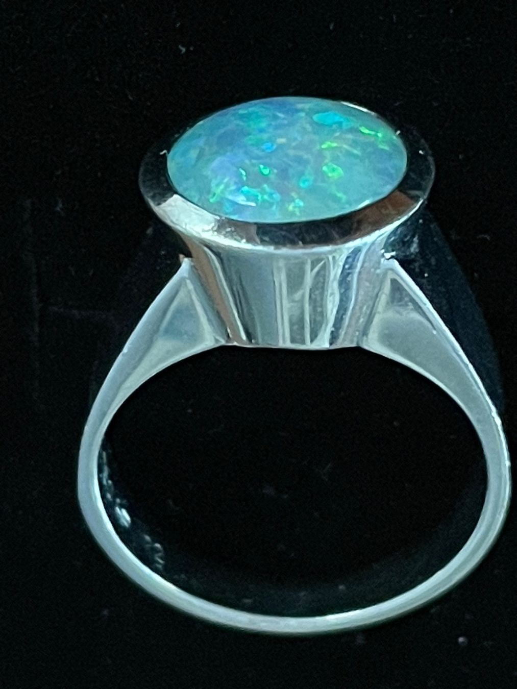 Ringe: Opal 750er Weissgold Ring – Gebraucht aus Luzern von Alhambra64 2