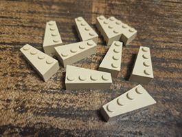 lego 41768 lot de 10 pièces Tan Wedge 4 x 2 Left