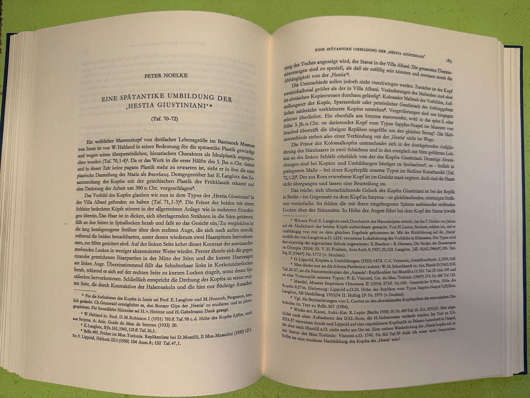 Libri: Römische Mitteilungen Band 75, 1968 – Usato da Zürich venduto da allp 7