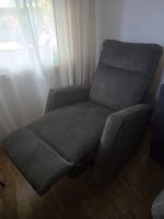 Bequemer Relaxesessel mit Schaukel- & Liegefunktion – Dunkel