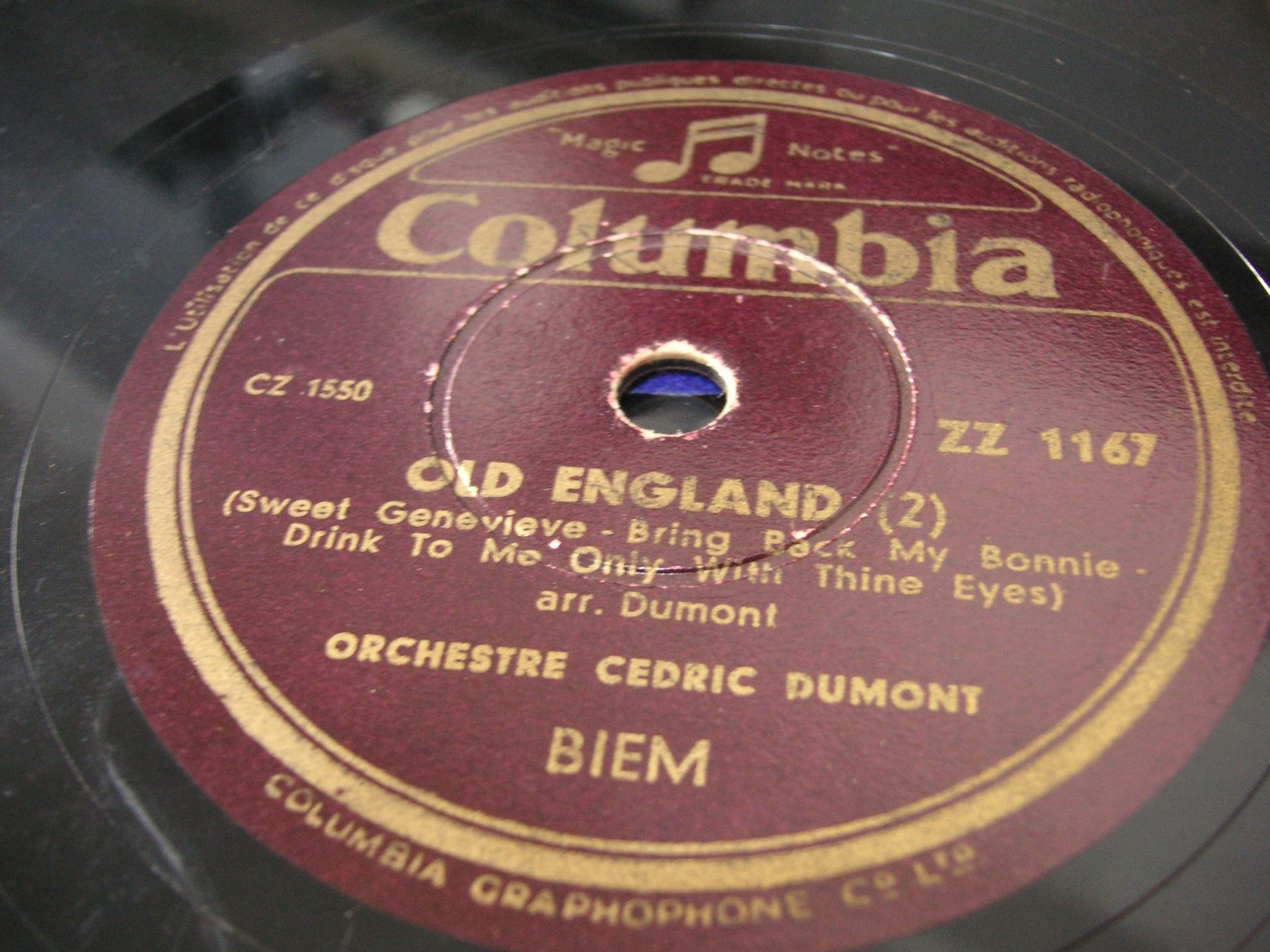 Schallplatten: DISQUES 78 TOURS – Gebraucht aus Lausanne von Leag 5