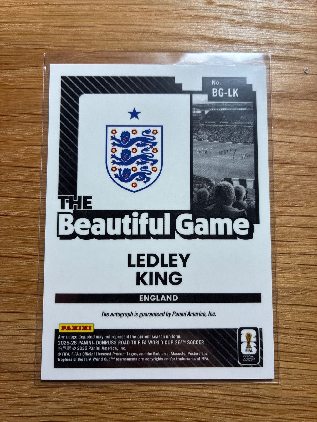Topps Carte collezionabili: Panini Donruss Ledley King England Autogramm – Usato da Wangenried venduto da Garagara 1