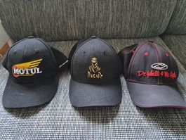 3 Baseballkappen DAKAR MOTUL DR. JEKILL MR.HYDE
