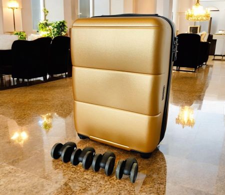 Kabinenkoffer gateBAG S 52cm Räder abnehmbar 45cm GOLD NEU
