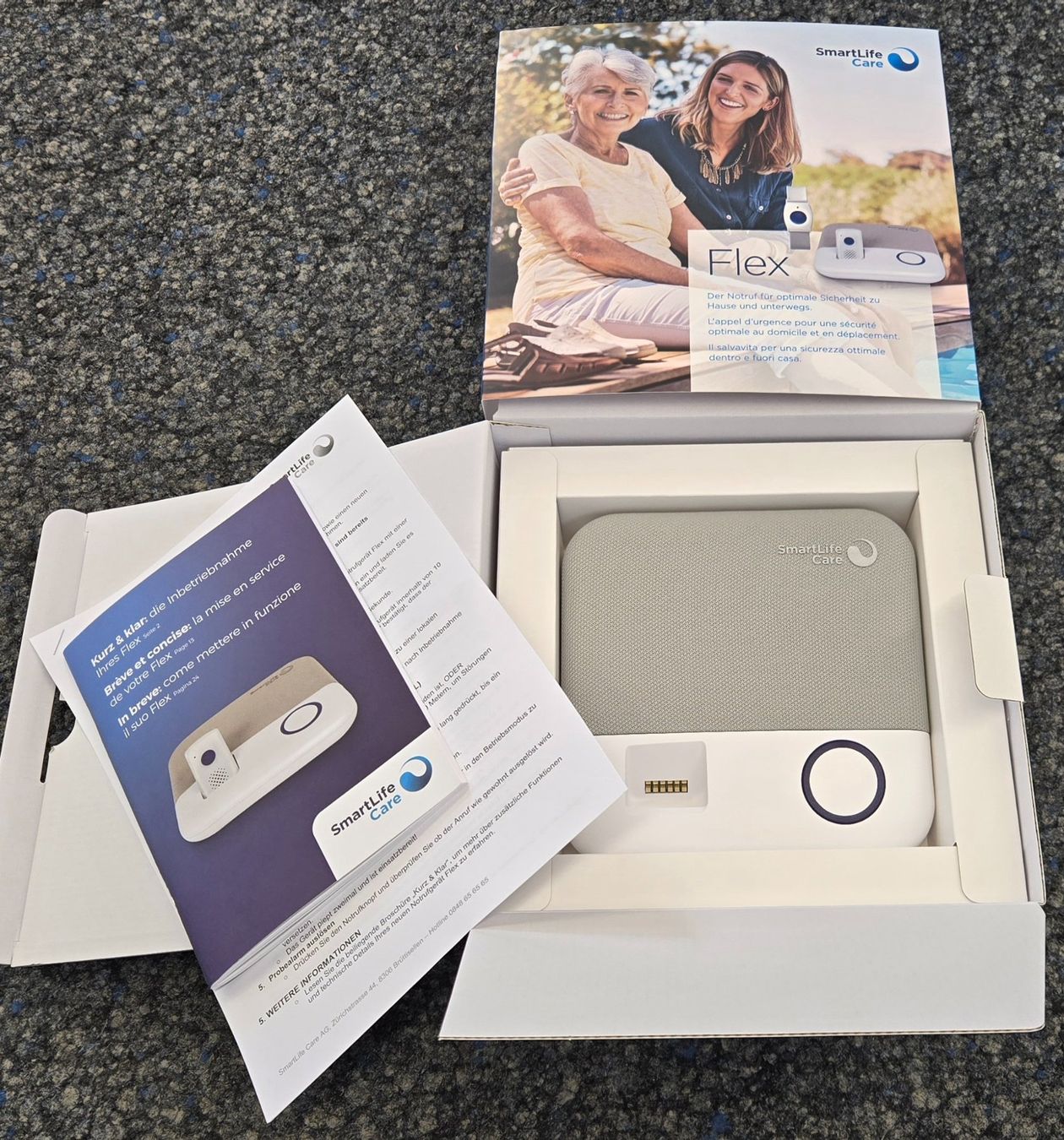 SmartLife Care Systèmes d'alarme: Notrufgerät SmartLife Care - FLEX – Neuf avec emballage d'origine à Oekingen par TROFEO113