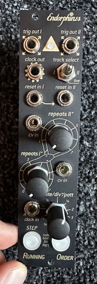 Strumenti musicali: Endorphines Running Order Sequencer - Eurorack Module – Usato da Zürich venduto da aiselin 1