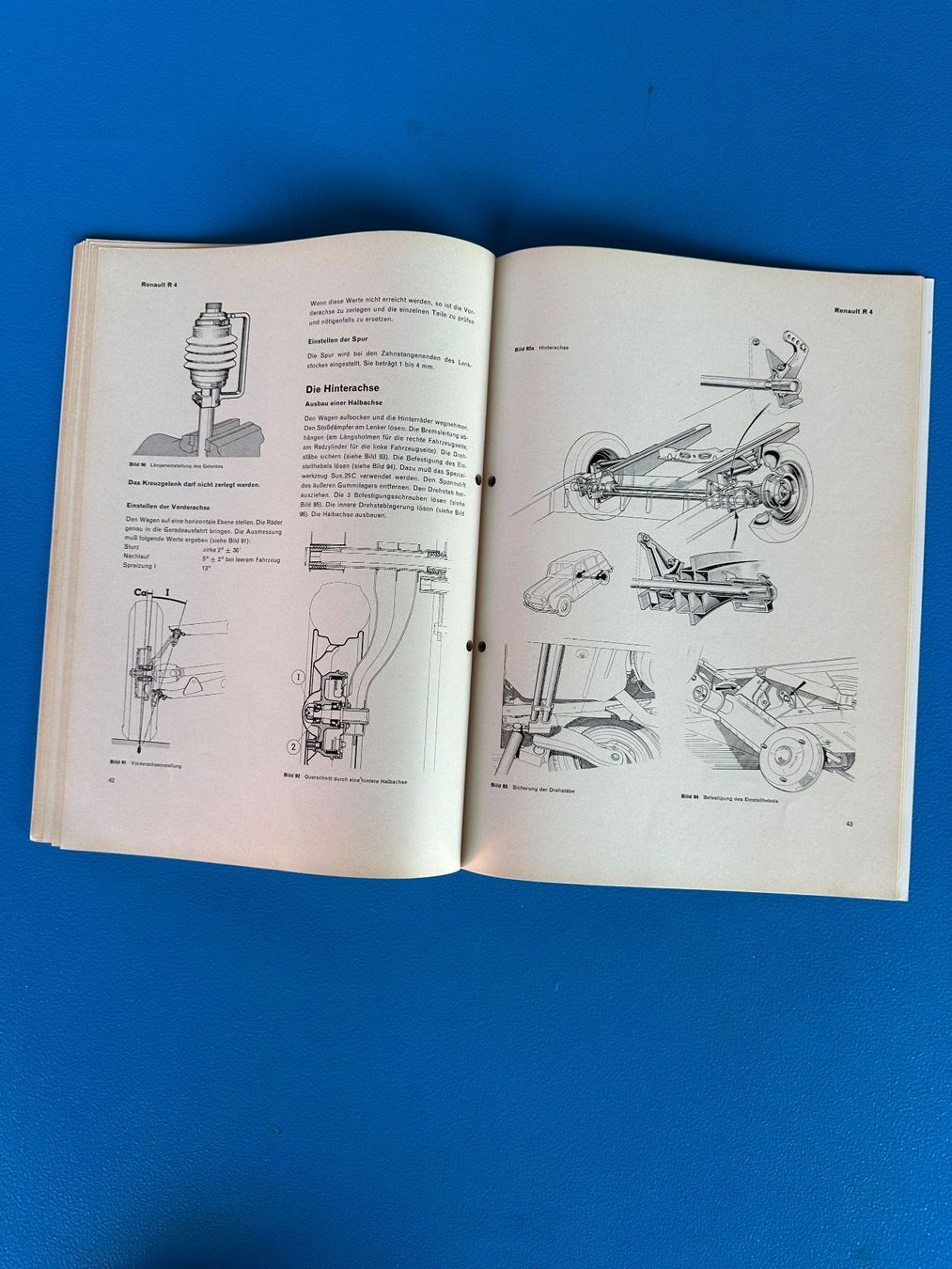 Livres: Reparaturanleitung  Renault 4 – D'occasion à Boswil par pavo1 8