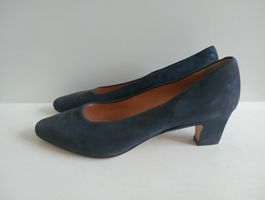 Via Borghese Wildleder Pumps Blau Gr. 37.5 Schmal