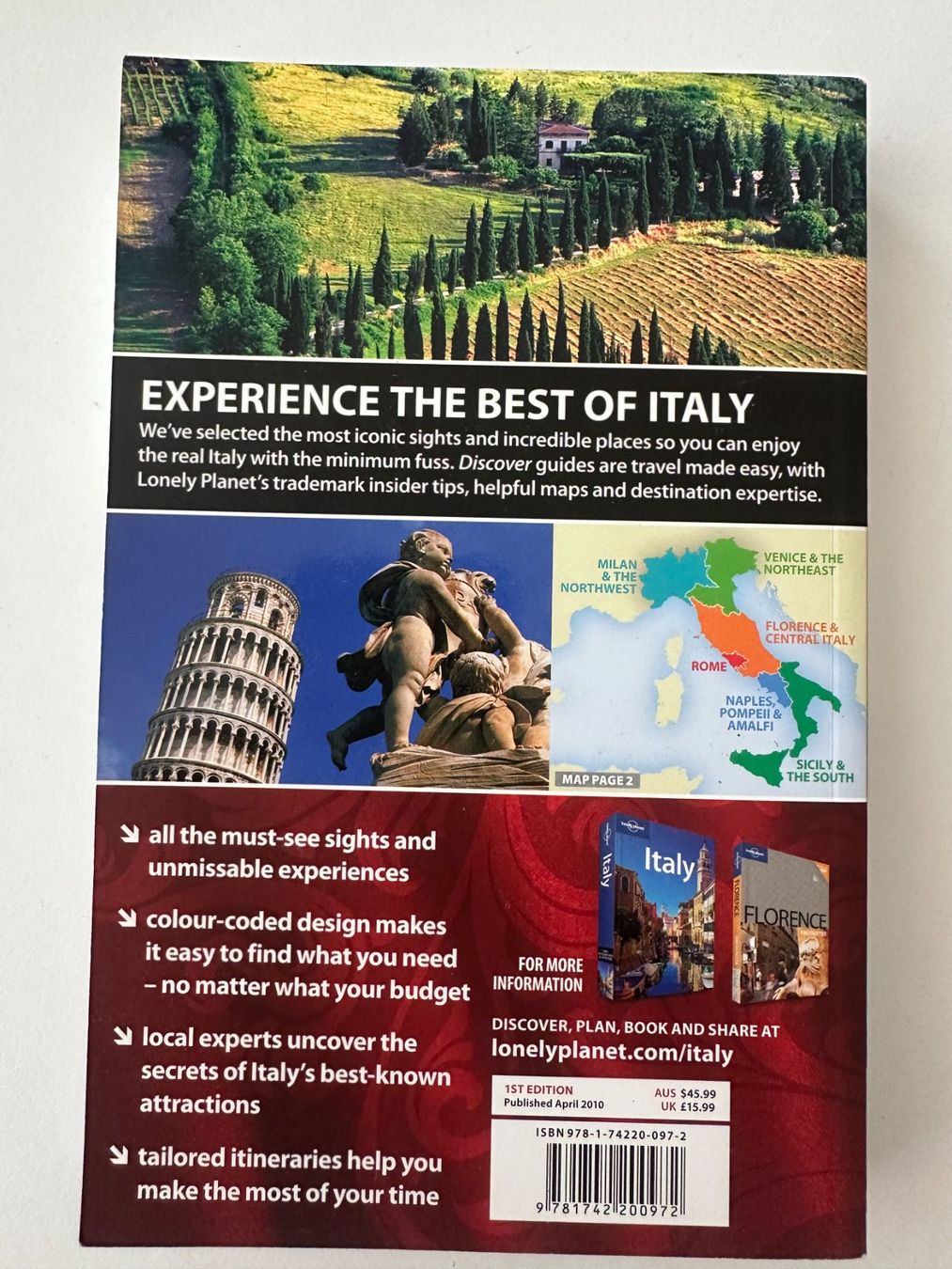 Libri: Reiseführer Discover Italy, lonely planet – Usato da Buchberg venduto da jaene