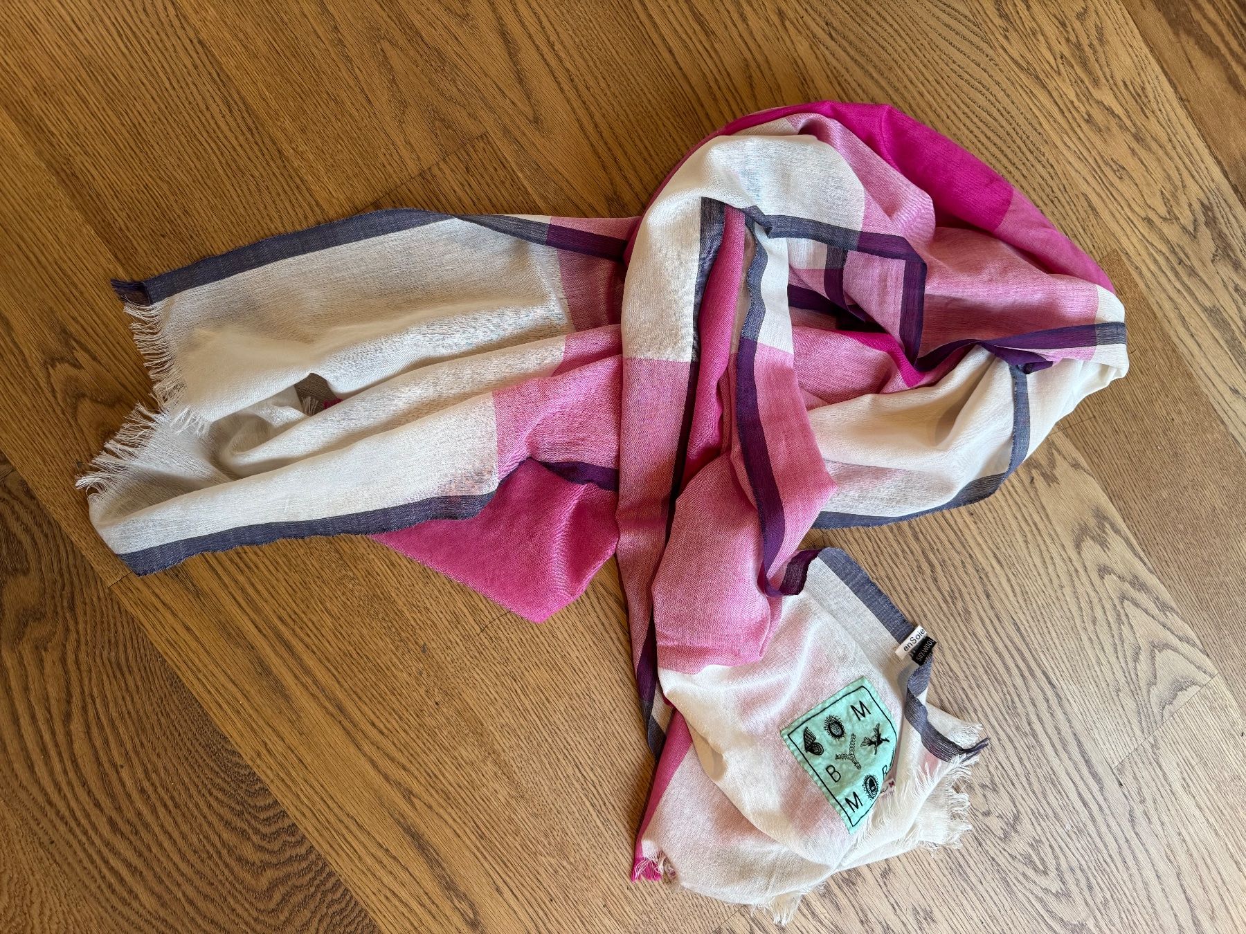Ensoie Foulards, Tücher & Schals: EnSoie Schal Wolle/Seide kariert – Gebraucht aus zürich von nina_jane 2