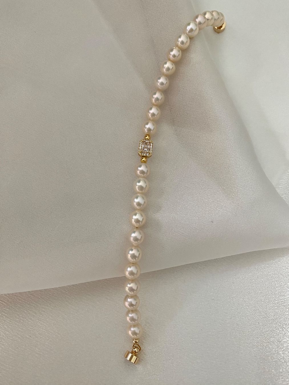 Bracciali & Braccialetti: Perlen Armbänder / Süsswasserperlen echte – Nuovo e nell'imballaggio originale da Sarnen venduto da yingsperlen 1