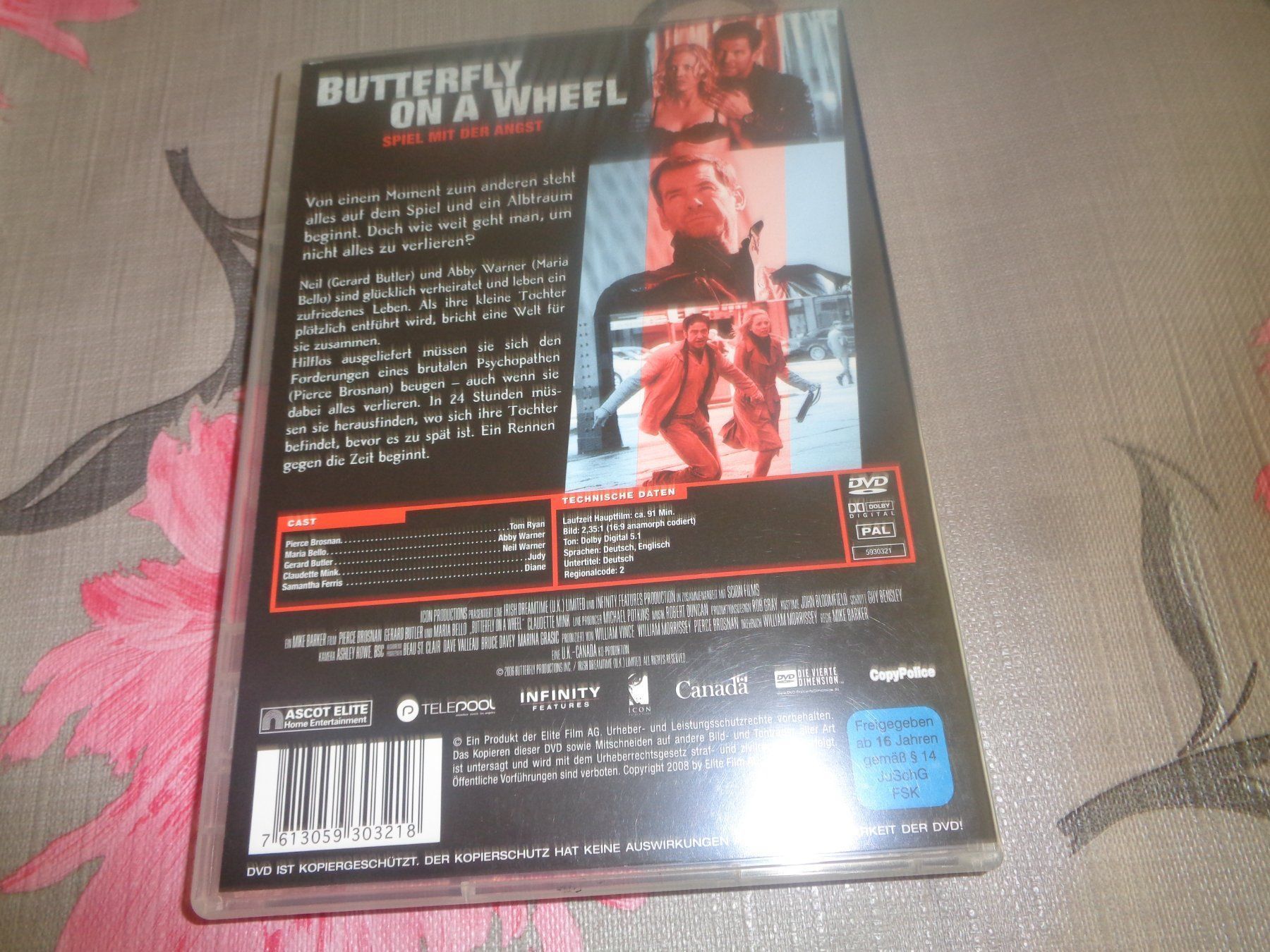 Tutti i DVDs: Butterfly on a Wheel (DVD) – Usato da Olten venduto da Disc-Verkauf 2