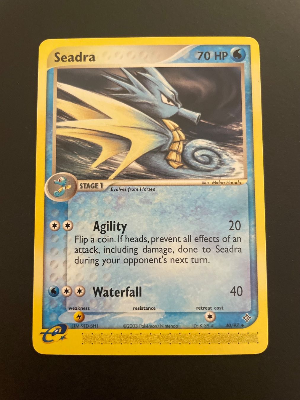 Pokémon Carte collezionabili: Seadra 40/97 - EX Dragon – Usato da Zürich venduto da pokemon_cards
