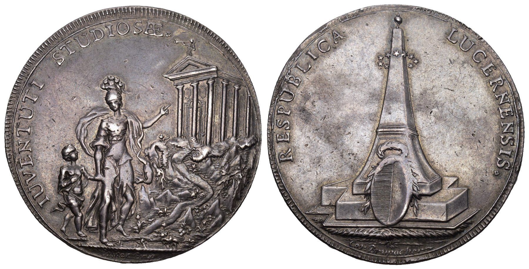 Medaglie: Luzern O.J um 1786 – Usato da Bern venduto da numismatictops