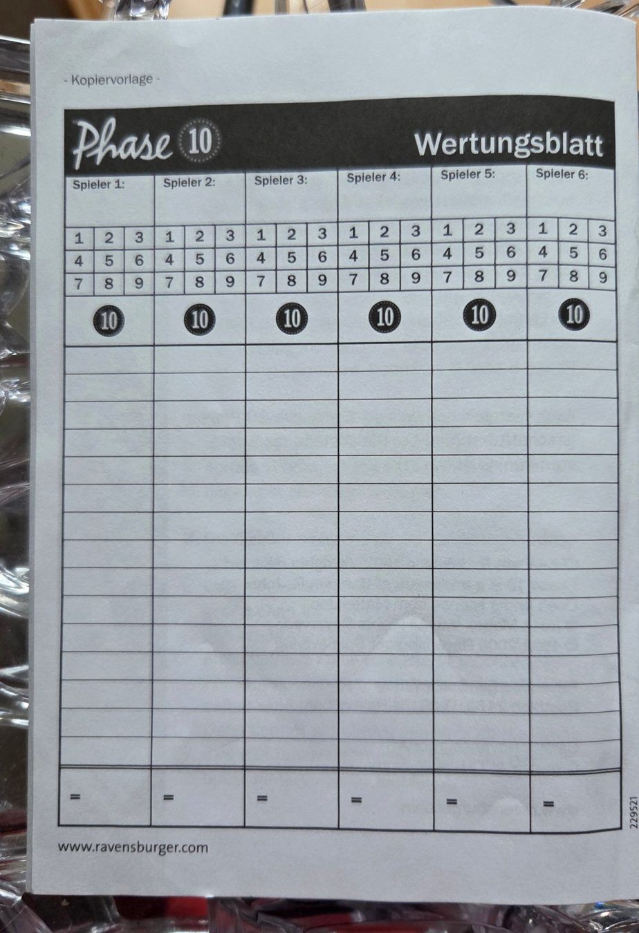 Ravensburger Giochi: Phase 10 Kartenspiel U.S. 2011 – Usato da Gossau SG venduto da tenerife11 6