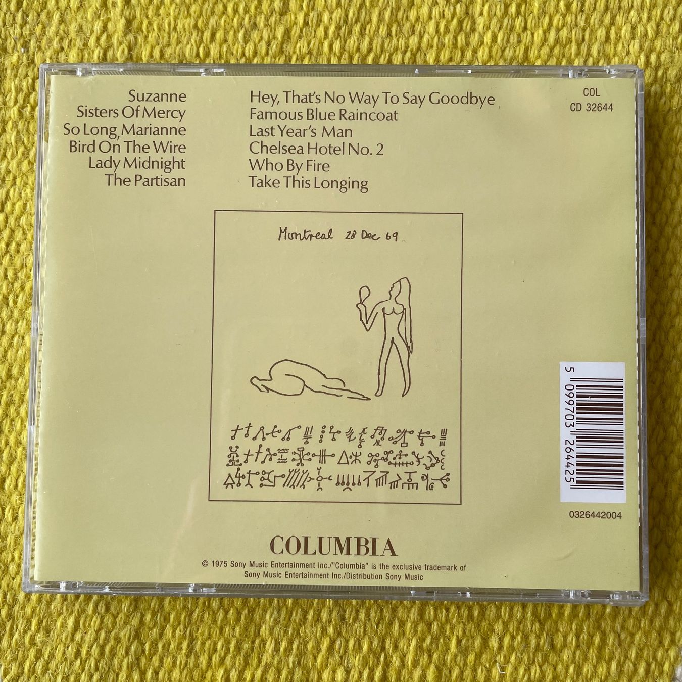 CD: LEONARD COHEN-GREATEST HITS – Usato da Rorschacherberg venduto da CD-Roli 1