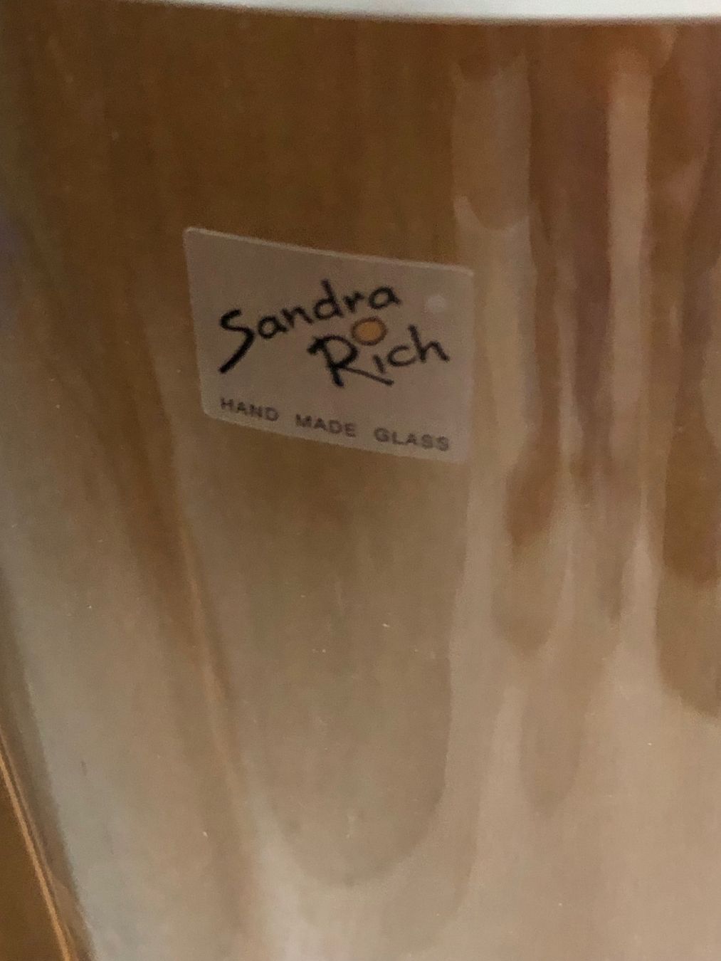 Vasen & Gefässe: Bodenvase aus Glas von Sandra Rich – Gebraucht aus Obstalden von Porco13 1