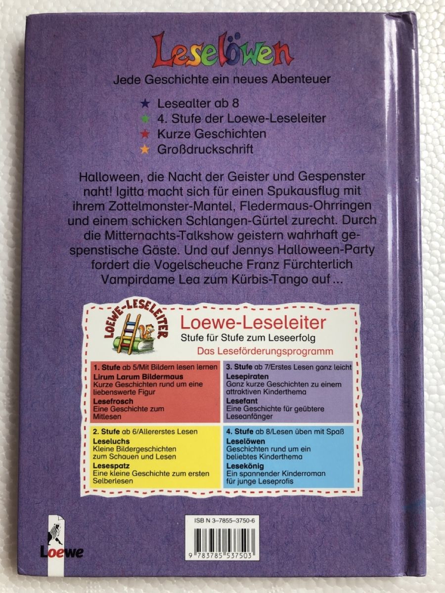 Libri: Leselöwen, Halloweengeschichten, Marliese Arold – Nuovo (secondo la descrizione) da Langnau am Albis venduto da snla_scc9 1