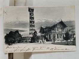 Alte PK / Uetliberg - Uto Kulm Gelaufen 1903