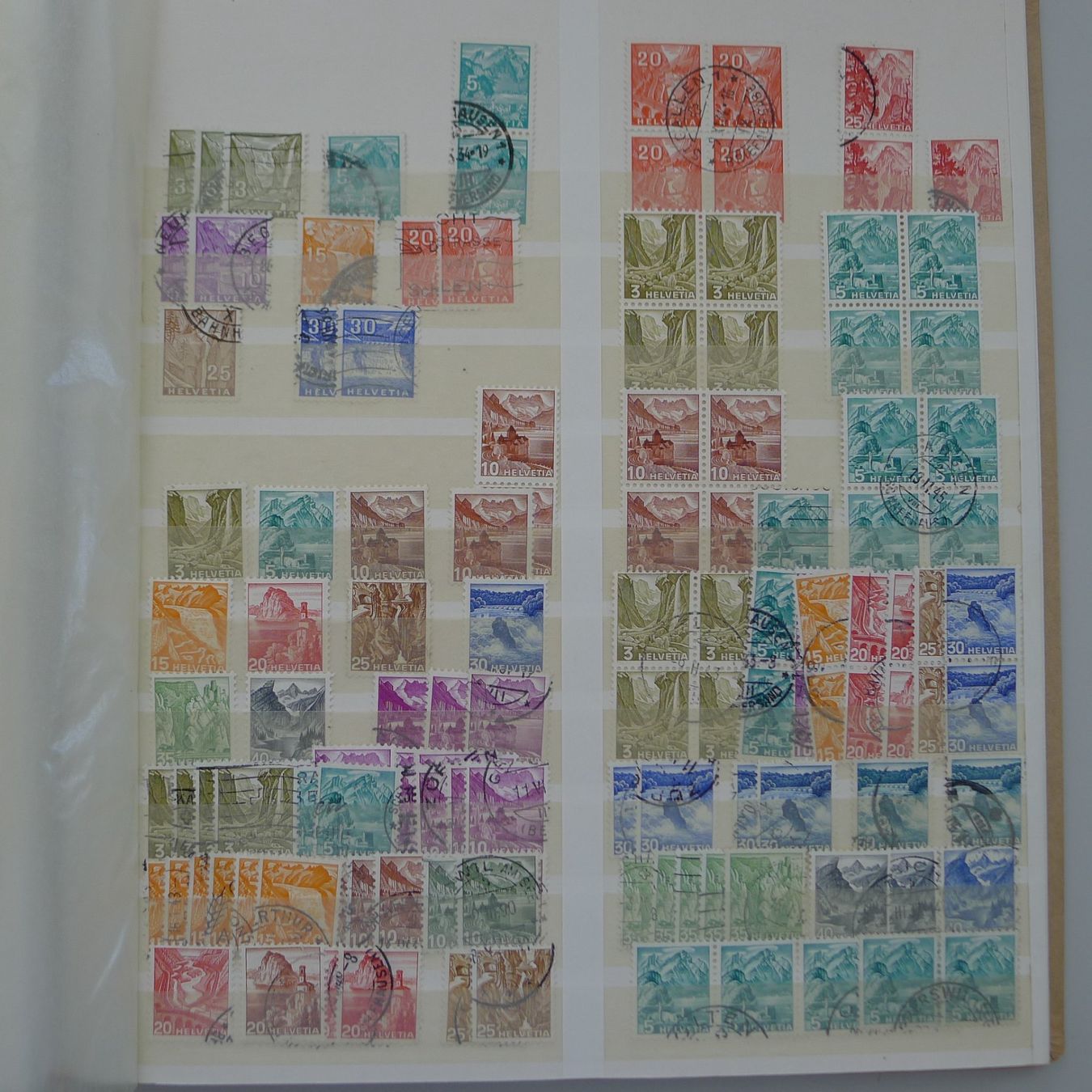 Alle Briefmarken: 1882-2007, Sammlernachlass in 6 Alben ab Stehende. FUNDGRUBE – Gebraucht aus Sursee von Luzernerraute 3