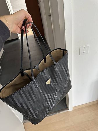 Mollerus Shopper classic schwarz/gold