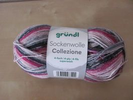 Gründl Sockenwolle Collezione 4-fach 100g neu