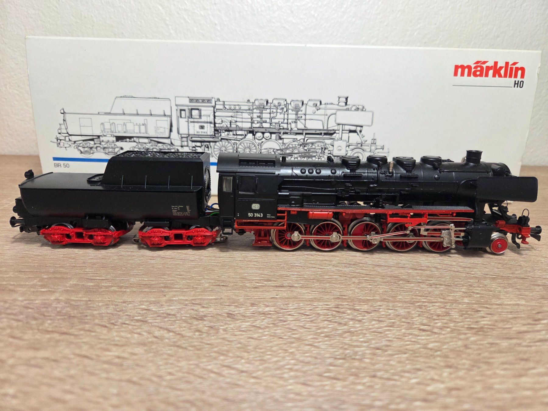Märklin Modelleisenbahnen: Märklin 3315 Dampflok BR 50 DB H0 – Gebraucht aus St-Aubin-Sauges von Lo_Go