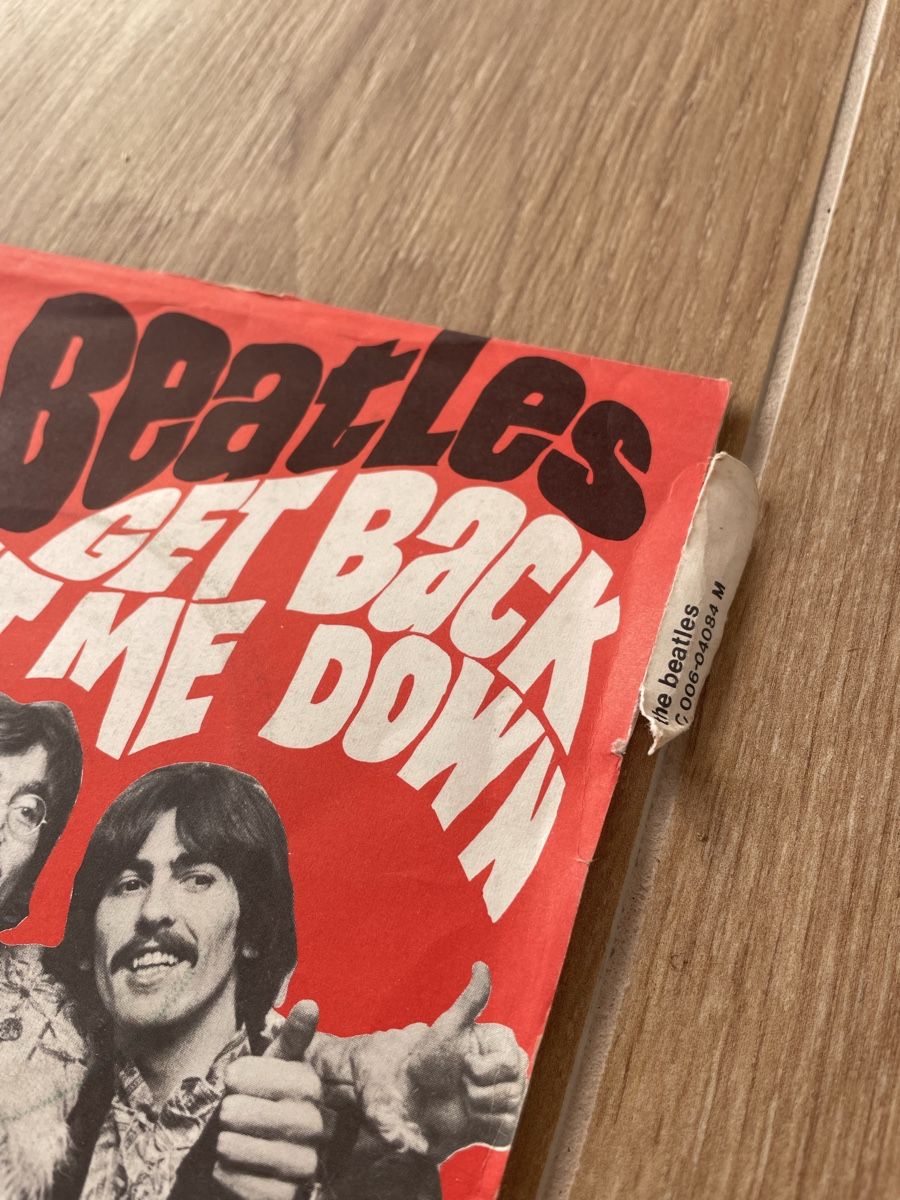 Dischi in vinile: Vinyle The Beatles - Get Back / Don't Let Me Down – Usato da Lonay venduto da ju-71 1